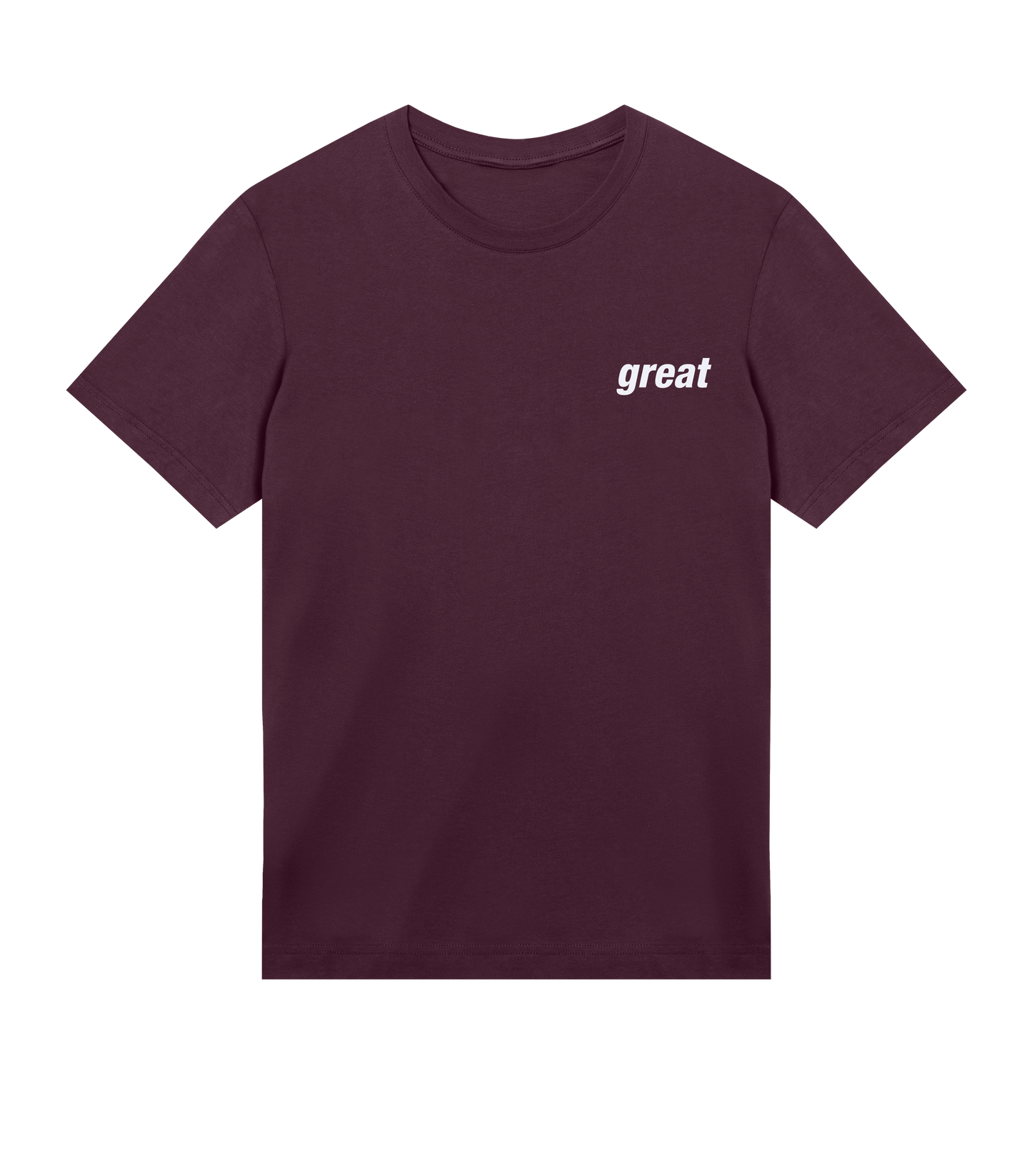 GreatinWhite Classic T-Shirt in Organic Cotton