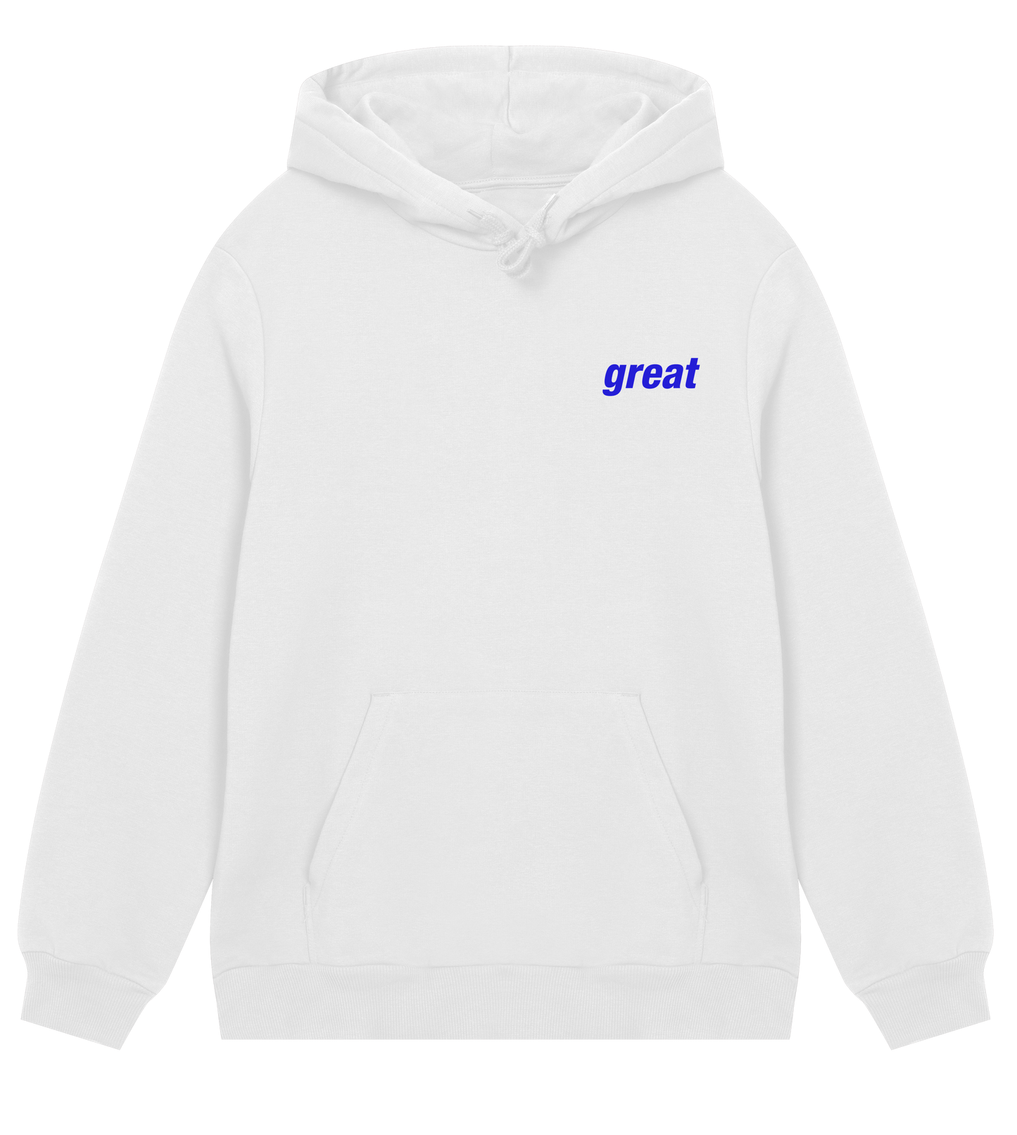 GreatinBlue Unisex Hoodie in Organic Cotton