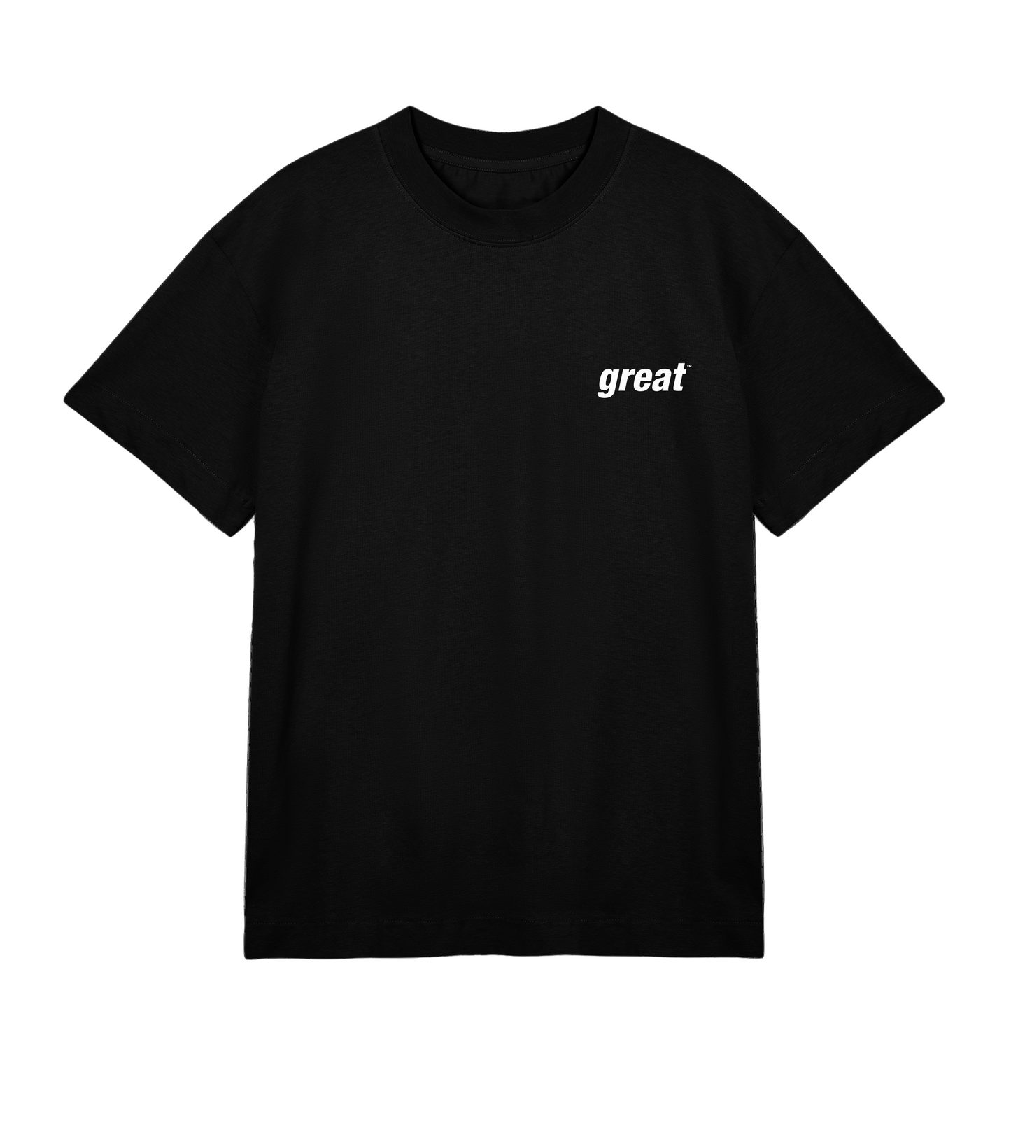 GreatinWhite Boxy T-shirt in Organic Cotton