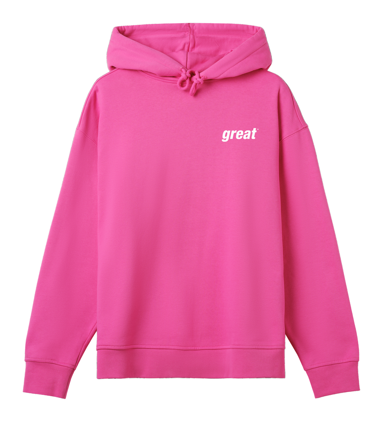 GreatinWhite Unisex Hoodie in Organic Cotton