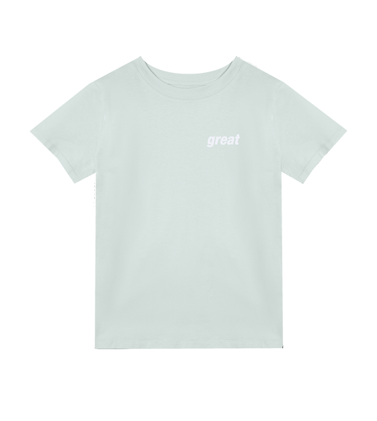 GreatinWhite Kids Tshirt in Organic Cotton