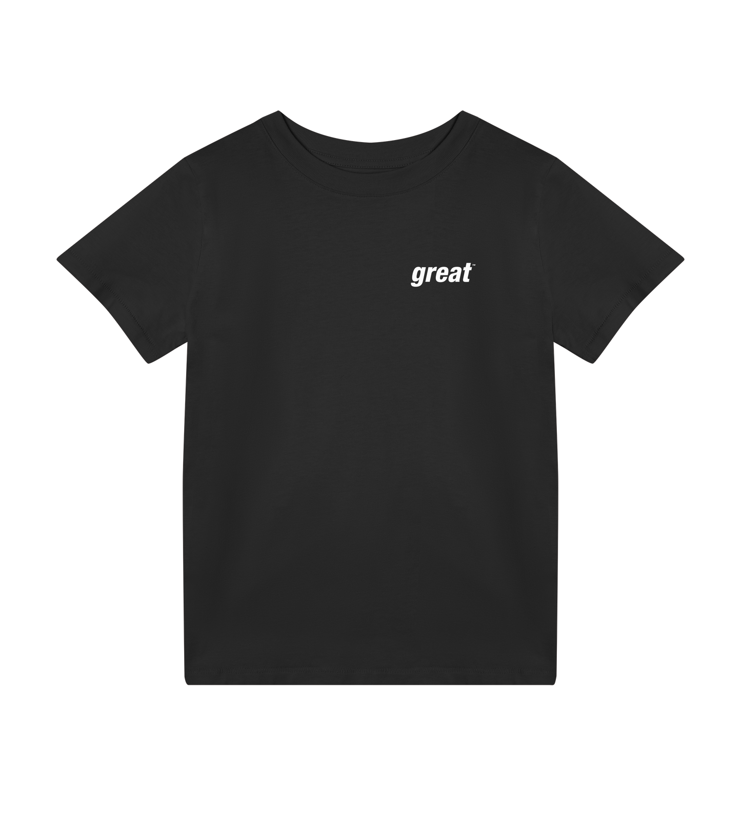 GreatinWhite Kids Tshirt in Organic Cotton