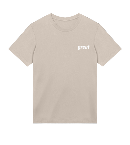 GreatinWhite Unisex T-Shirt in Organic Cotton