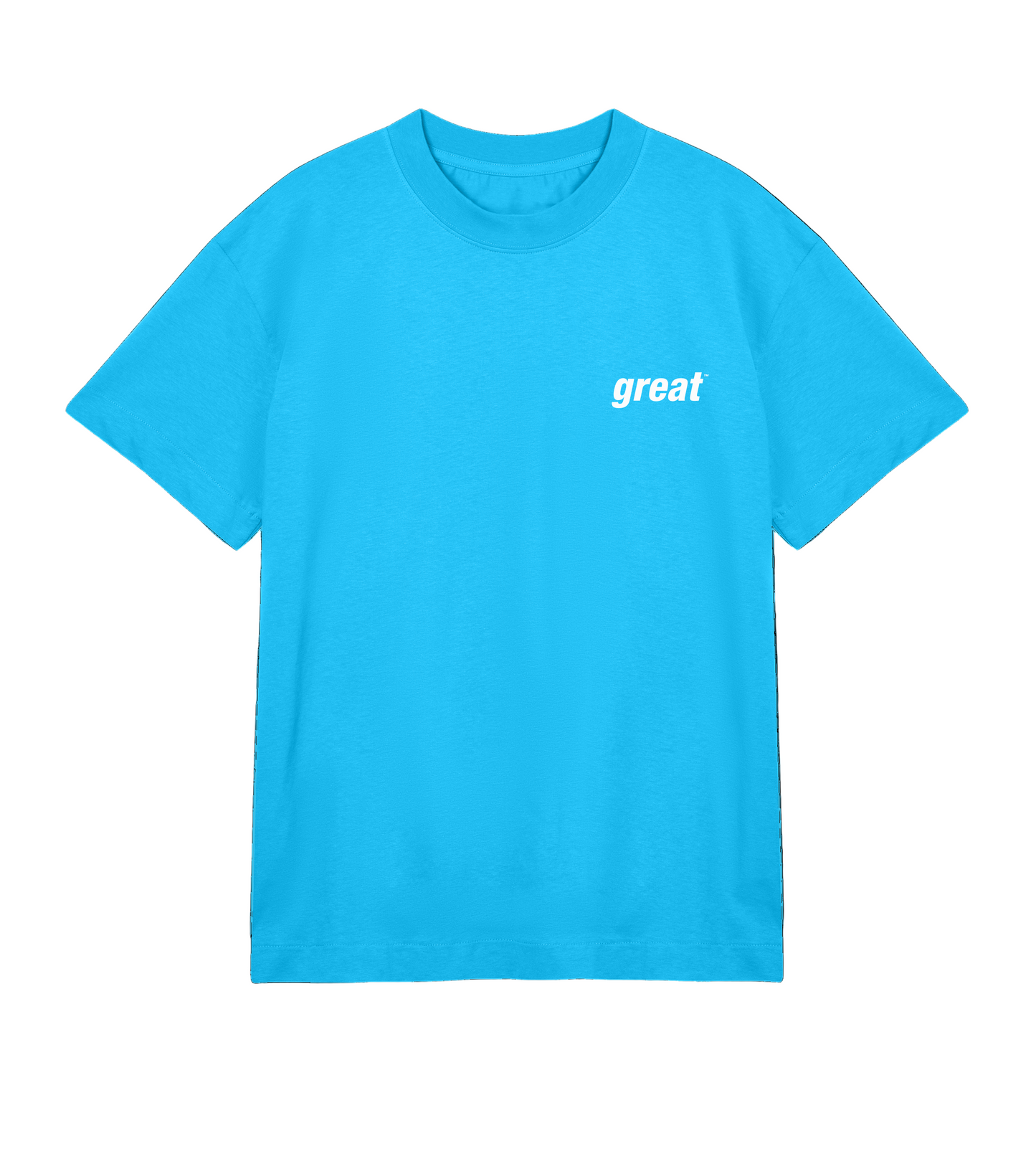 GreatinWhite Boxy T-shirt in Organic Cotton